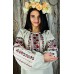Embroidered blouse "Roses Linen"